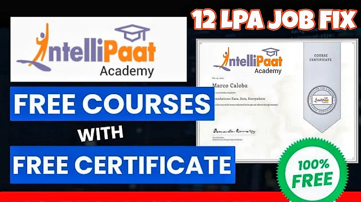 🎓 Free Intellipaat Courses with Free Certificates | 100% Free | Free online Certificates |All Domain
