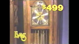 evans furniture commercial - 1989