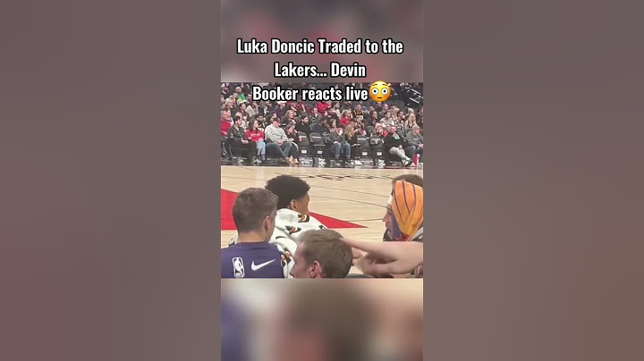 Luka Doncic Traded to the Lakers… Devin Booker reacts live😳