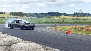 Meremere drifting in my Laurel!