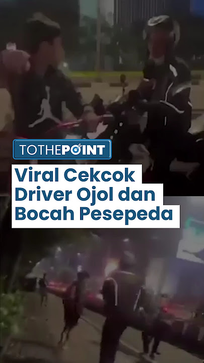 Viral Video Driver Ojol Ngamuk, Cekcok Terhalang Bocah Pesepeda yang Ngonten di Jalur Sepeda Jakpus