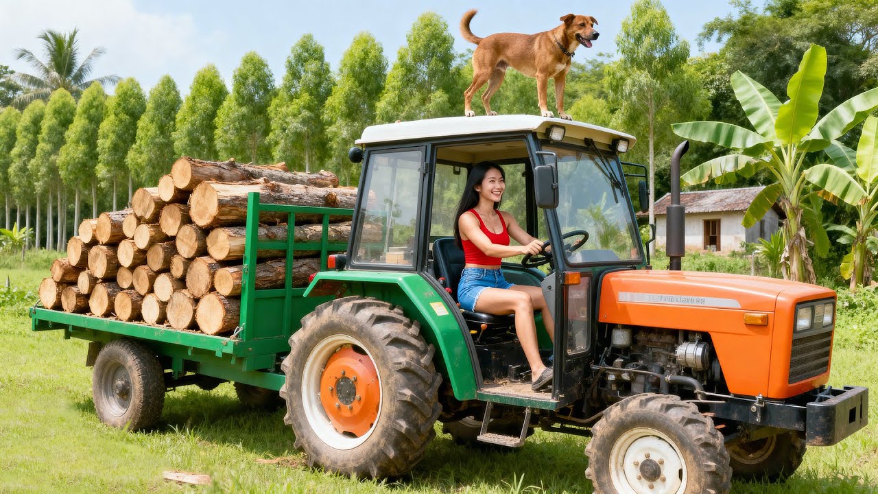 Buy 1000+ GIANT Wood From Villagers on High Hills, Transport by Truck