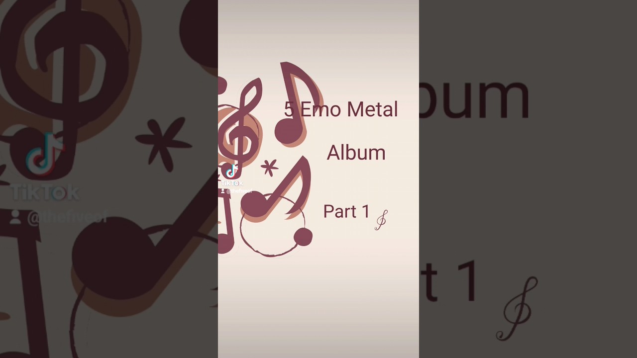 5 Emo Metal Album Part 1 #metal #music #emomusic