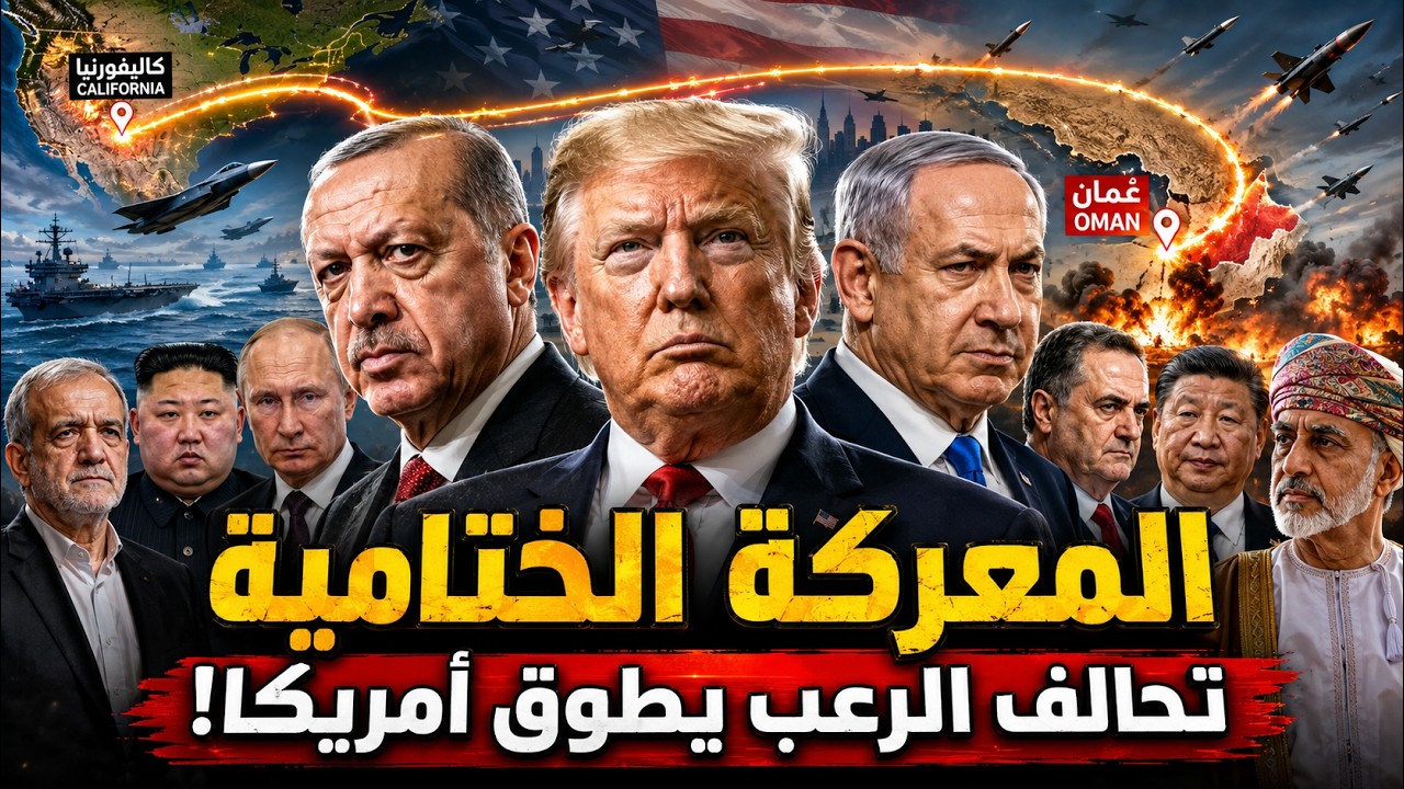 [المعـركة الختامية] إسرائيل تتـوعد أردوغان.. و"تحالف الرعـب" يطوق أمريكا من عُمان إلى كالي