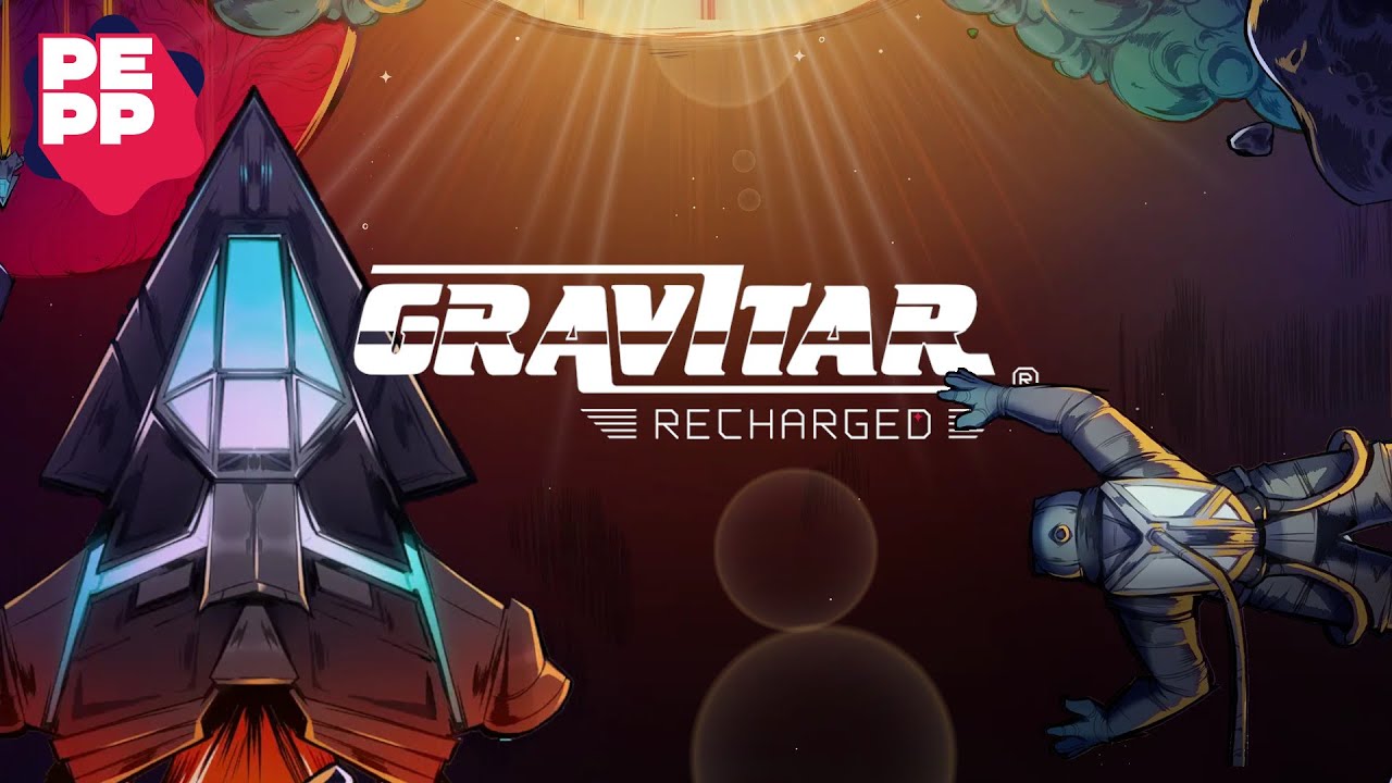 Gravitar Recharged | Arcade Multidirectional Shooter (Video Game Video Review)