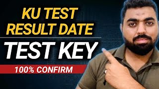 KU TEST KEYS 2025 I RESULT DATE I KARACHI UNIVERSITY