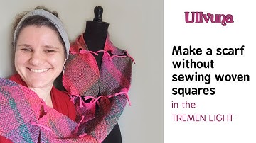 Lazy Seamstress Scarf - Bias Weaving Project - TREMEN LIGHT Pin Loom