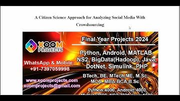 A Citizen Science Approach for Analyzing Social Media With Crowdsourcing