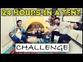 Living in a TENT for 24 Hours *CHALLENGE* | Harpreet SDC