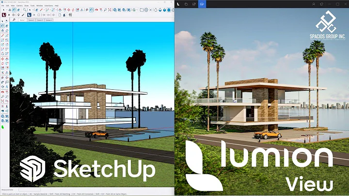 SketchUp 2025 + Lumion View: Real Time Rendering Made Easy