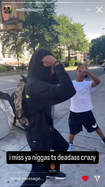 Notti Osama (🕊️), CJ Osama (🕊️), & OY members play fighting #drill #bronxdrill  #ddosama