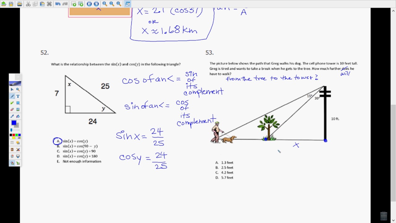 FSA Geometry EOC Review Video 6 49 60 YouTube FSA Geometry EOC Review Video 6 49 60 YouTube