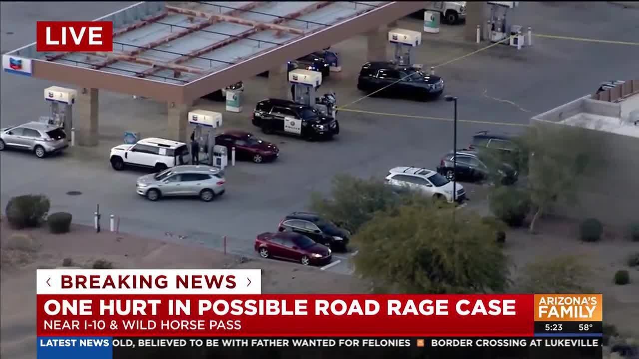 Person injured after suspected road rage incident near Chandler - YouTube