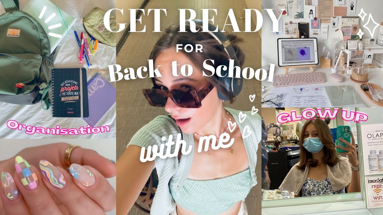 Je me PRÉPARE pour la RENTRÉE- GLOW UP et ORGANISATION *Back to school ...