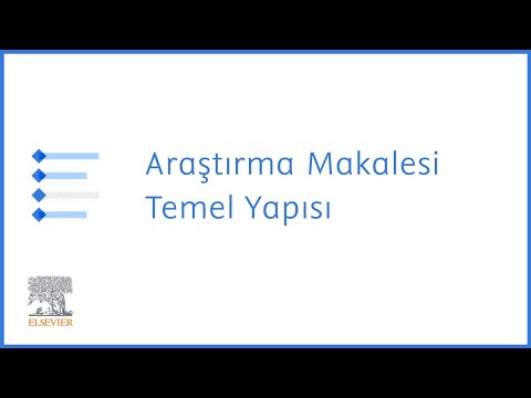 Araştırma Makalesi Temel Yapısı