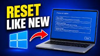 How to Make a Laptop Like New Again - Full Reset (Complete Guide)