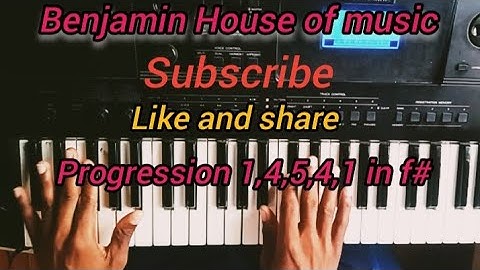 HOW TO PLAY 1,4,5,4 SEBEN/RHUMBA IN F#  BEGINNERS PIANO  TUTORIAL @IAMLEVIPRO @saviourbee