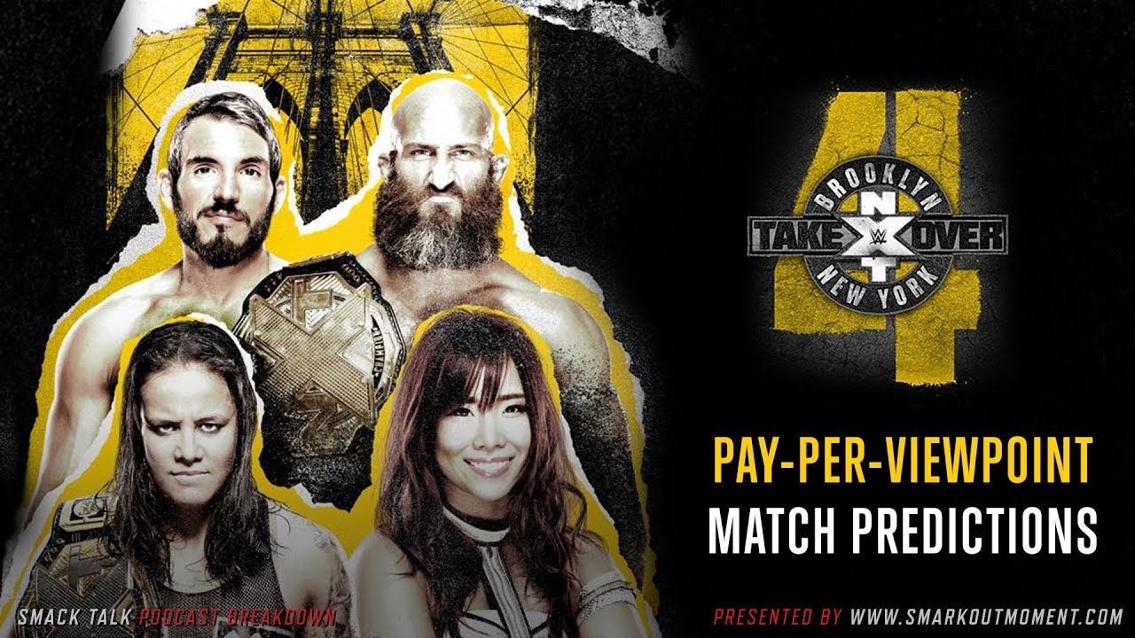 WWE NXT TAKEOVER BROOKLYN 4 PPV Event Match Card and Predictions