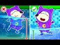 CATNAP&#39;s SUMMER VACATION! First Time Catnap Go to Swimming Pool  | Smiling critters | Wolfoo Catnap