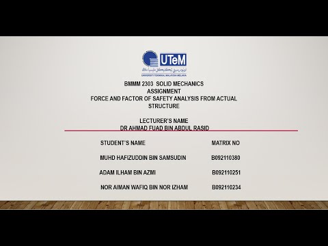 BMMM 2303 ASSIGNMENT SOLID MECHANICS 2BMMA S1_1