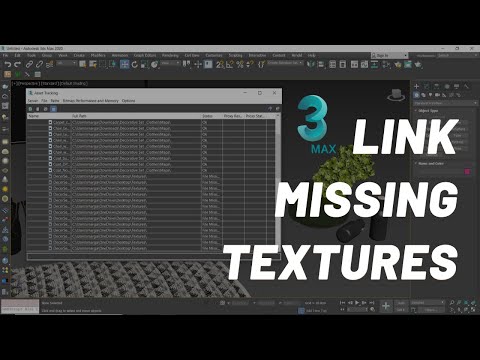 Link missing textures using Asset Tracking in 3DS Max