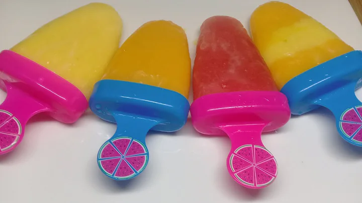 NO Sugar Added!! Fruit Popsicles ||Mango, Pineapple and watermelon