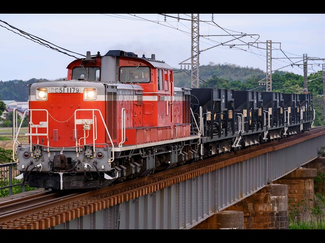 工9352レ／五十猛転回工臨返空】DD51 1179 [米]＋ホキ800形5B - YouTube