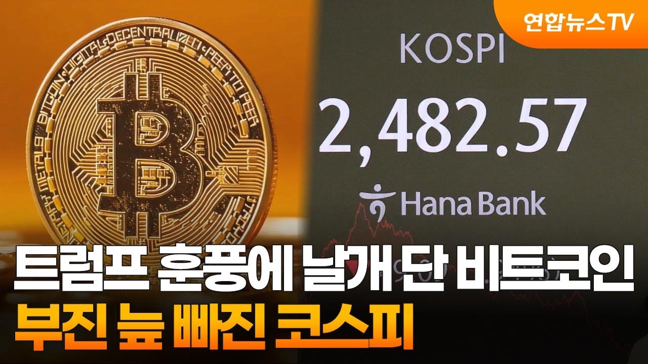 트럼프 훈풍에 날개 단 비트코인…부진 늪 빠진 코스피 / 연합뉴스TV (YonhapnewsTV)