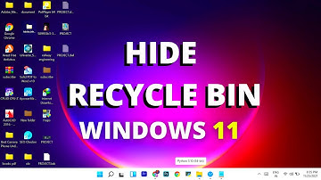 Hide recycle bin windows 11 | is there a way to hide the recycle bin ?