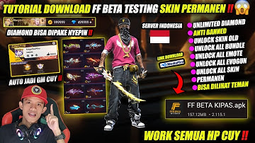 BISA NYEPIN ‼️ TUTORIAL CARA DOWNLOAD FF BETA TESTING NEW UPDATE 2025 - LINK MEDIAFIRE ✅
