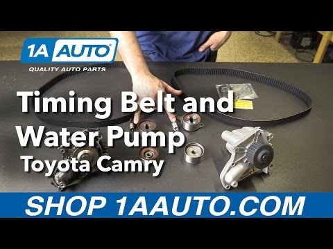How to Replace Install Timing Belt and Water Pump 1992-01 Toyota Camry