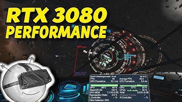 RTX 3080 Performance In STATIONS // Elite Dangerous VR // Quick Test!