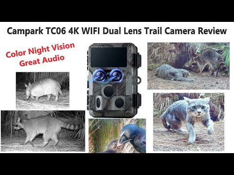 Campark TC06 4K Dual Lens Trail Camera Review and Tutorial