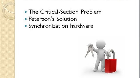 Introduction to process synchronization