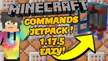 HOW TO MAKE SIMPLE JETPACK MINECRAFT 1.16 - 1.17 (COMMANDBLOCKS)   | HEAVY CRAFT |