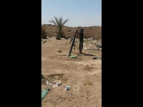 معركة الصقلاوية اطلاق قنبرة هاون 29 5 2016