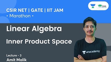 Inner Product Space | Linear Algebra| CSIR NET | GATE | IIT JAM By Amit Malik