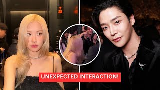 Blackpink's Rosé and Rowoon unexpected interaction at a Tiffany & Co  event #kpop