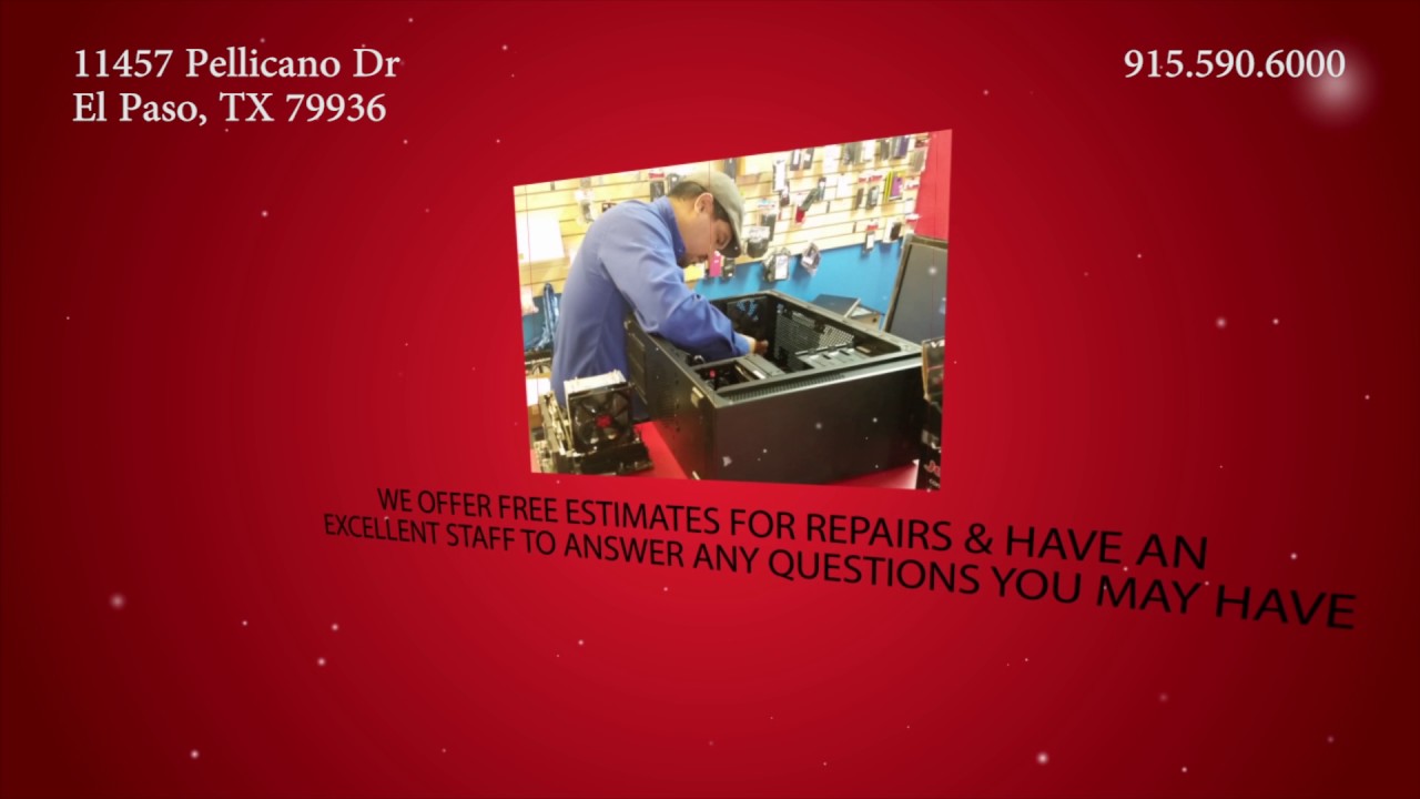 Computer Repair in El Paso, TX Compu Cel YouTube