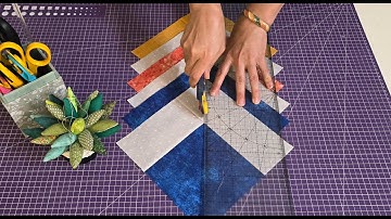 Seriously You won’t believe what this simple square turns into! Stunning quilt idea 💡