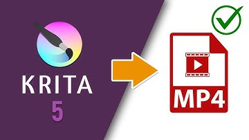 ✅ How to Save/Export/Render Krita 5 Animation as MP4 | Krita to MP4/Video