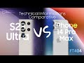 Galaxy s23 ultra vs iphone 14 pro max ti comparative
