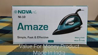 Nova Plus Amaze NI 10 1100 W Dry Iron Price in India - Buy Nova