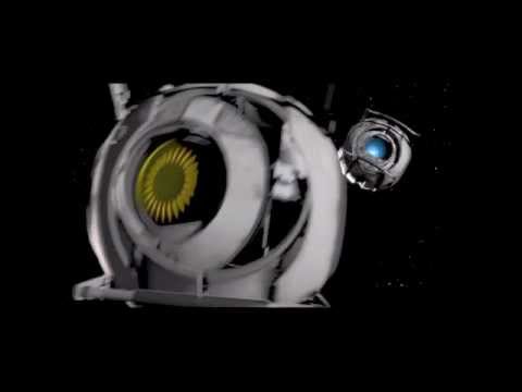 Portal 2 End Song 'Want You Gone' + Wheatley in Space (HD) - YouTube