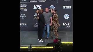Kamaru Usman Vs Jorge Masvidal Face Off