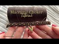 How to Make a Choker Necklace at Home | DIY Heart Pendant Macramé Choker