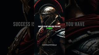 Impact #100days #aiart #spartan #motivational #quotes #wisdom