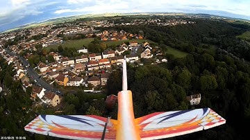 HobbyKing Reaktor -3D EPP RC plane. Mobius action cam aerial footage taken 29th August 201313