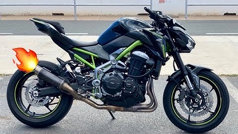 Flames KAWASAKI Z900 / Pure Sound... With NO DB KILLER!!!