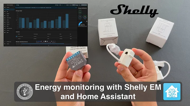 Energy monitoring with Shelly EM and Home Assistant